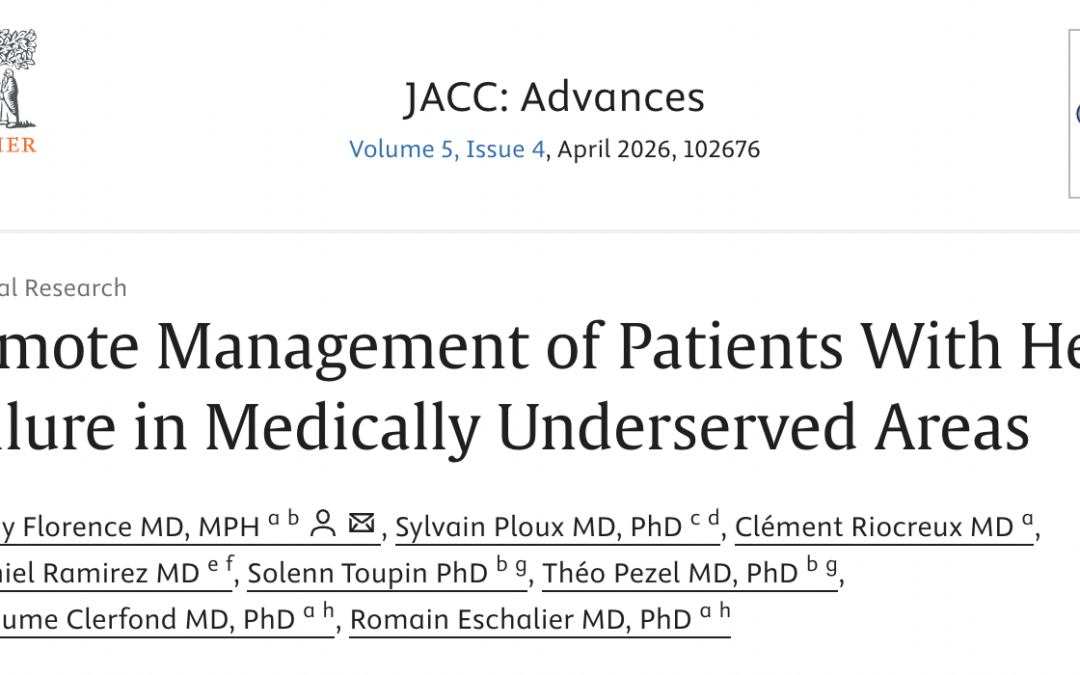 Suivi à distance des patients atteints d&rsquo;insuffisance cardiaque dans les zones médicalement défavorisées