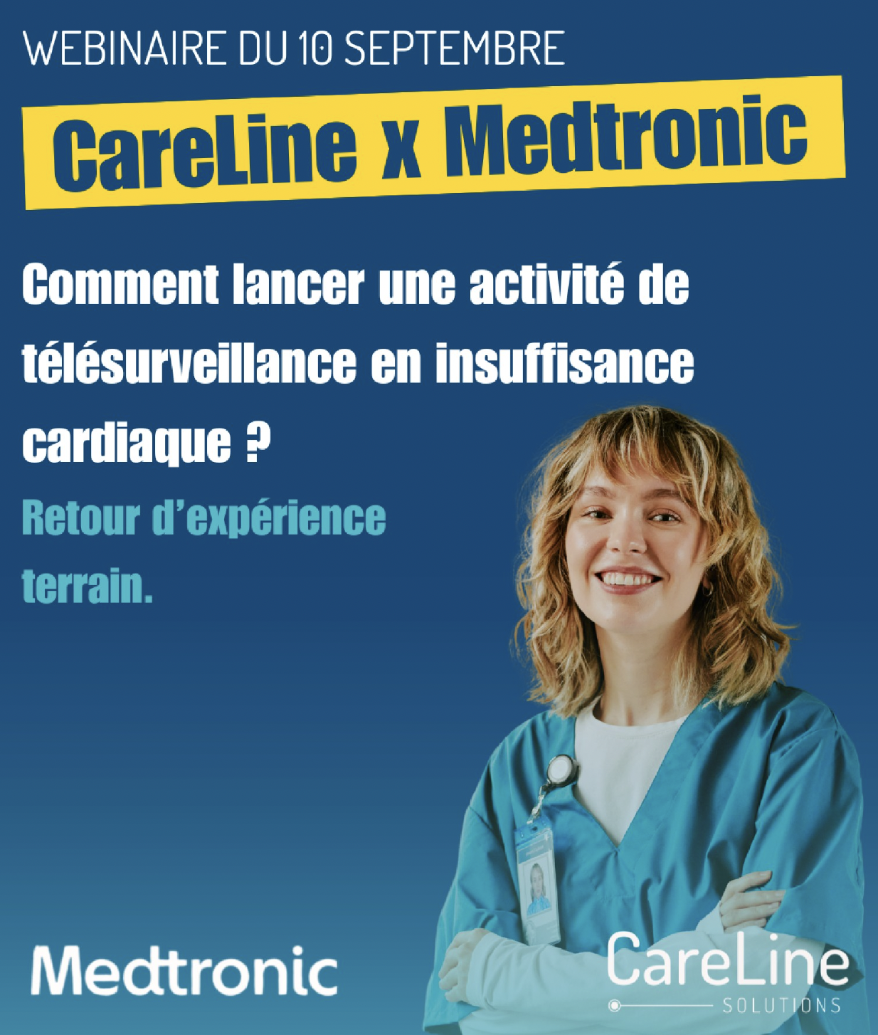 Webinaire télésurveillance insuffisance cardiaque medtronic et careline