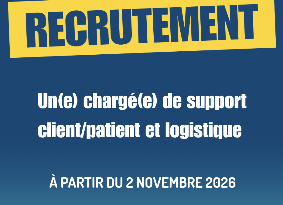 CareLine Solutions recrute un(e) chargé(e) de support client/patient et logistique ! Rejoignez notre équipe à Mérignac